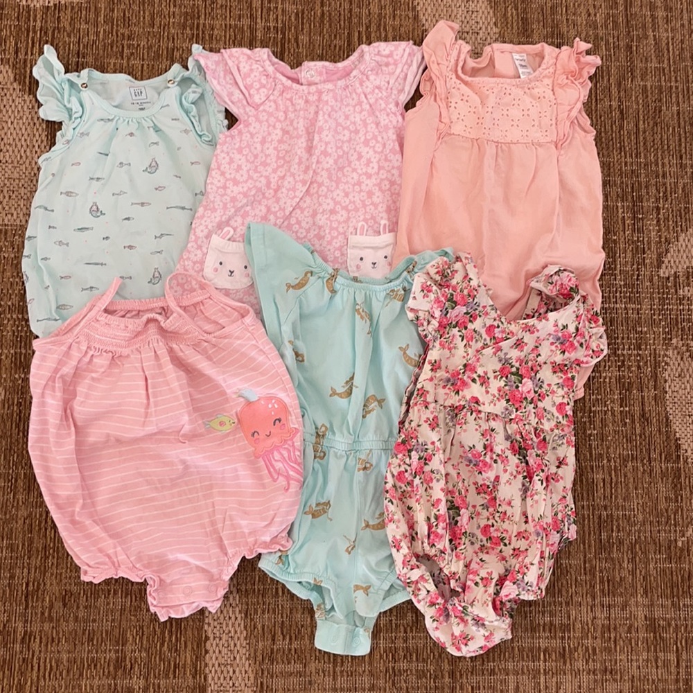 Bundle 18 month bubble/rompers